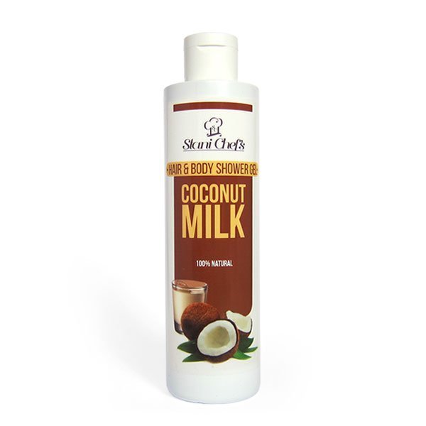 Natürliches Duschgel für Haut und Haar Kokosmilch