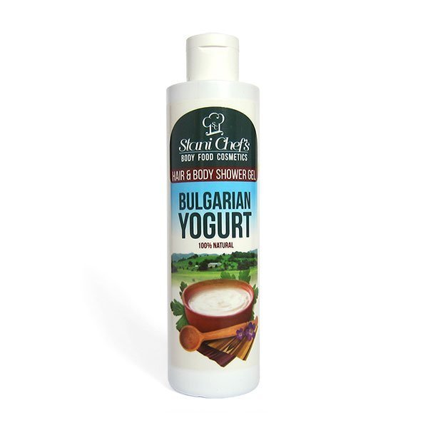 Natürliches Duschgel für Haar und Körper bulgarischer Joghurt