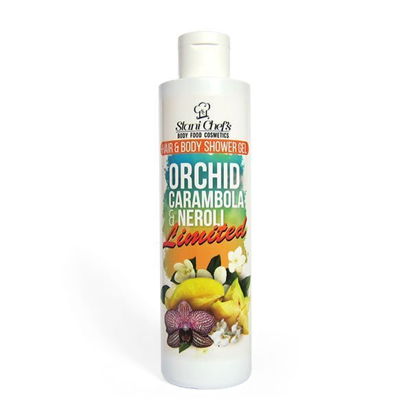 Natürliches Duschgel für Haut und Haar Neroli, Sternfrucht & Orchidee