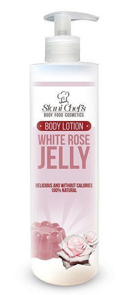 Natürliche Körpermilch Gelee aus weißer Rose 250 ml