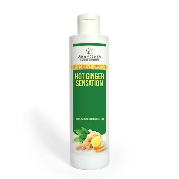 Natürliches Duschgel für Haut und Haar „Ingwer“ 250 ml